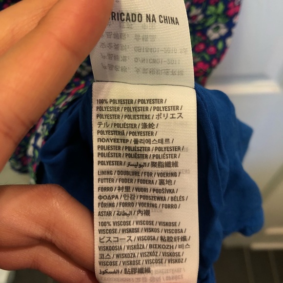 Floral Lace Trim Mini Dress - Picture 7 of 7